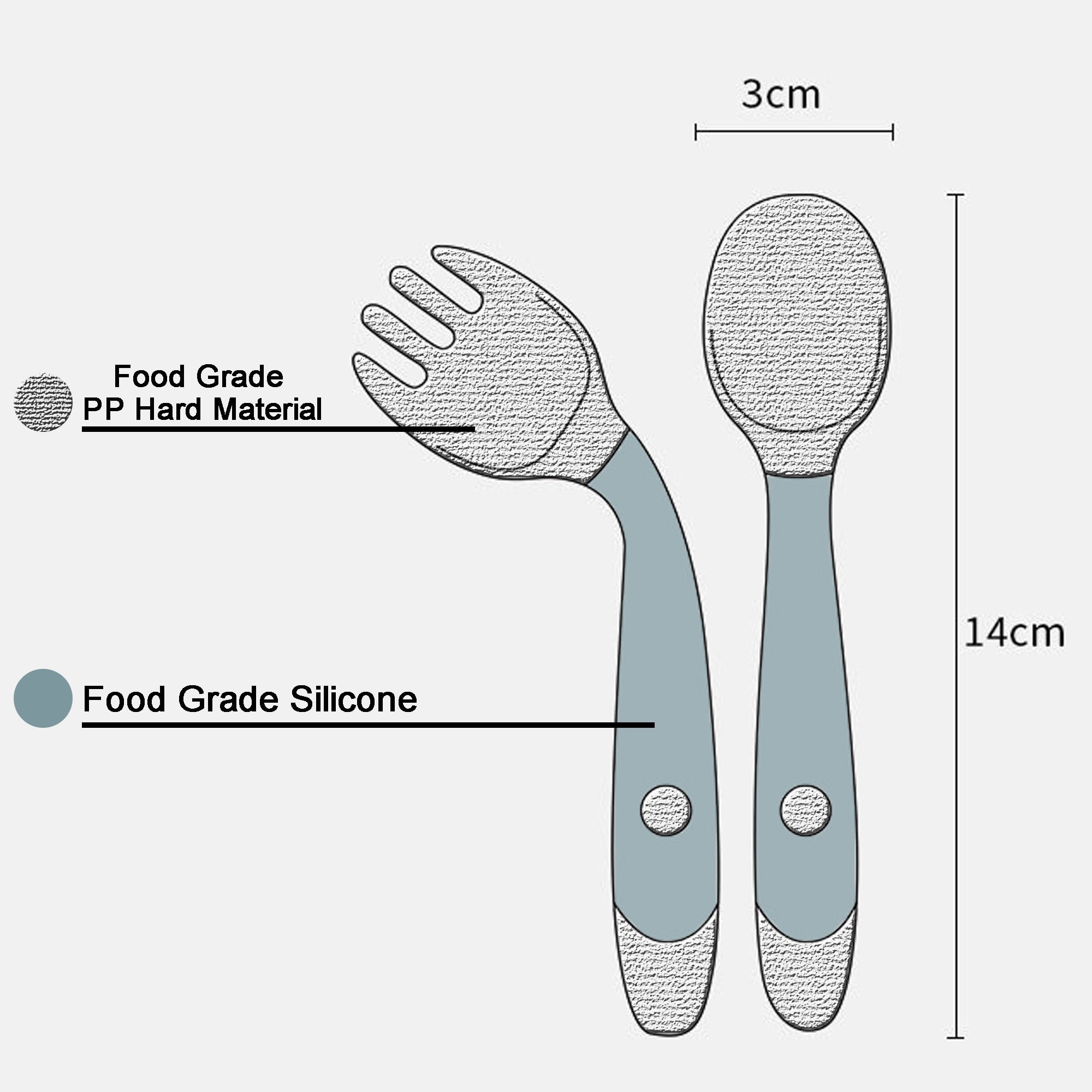 Silicone Baby Spoon - Baby Nurish 