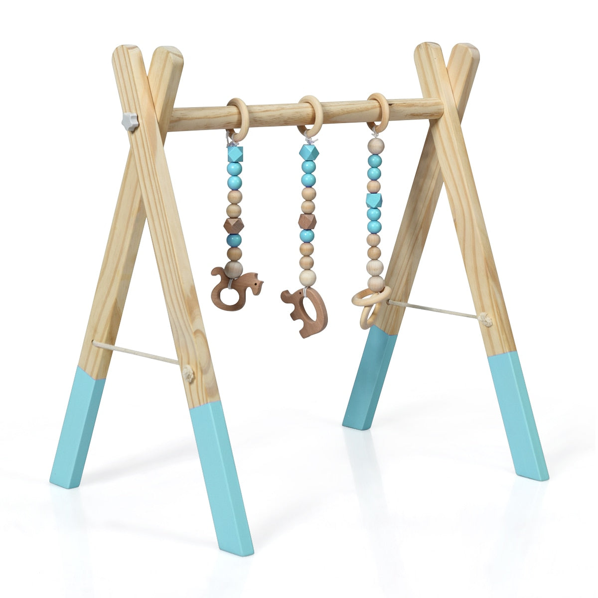 Foldable Wooden Baby Gym - Baby Nurish 