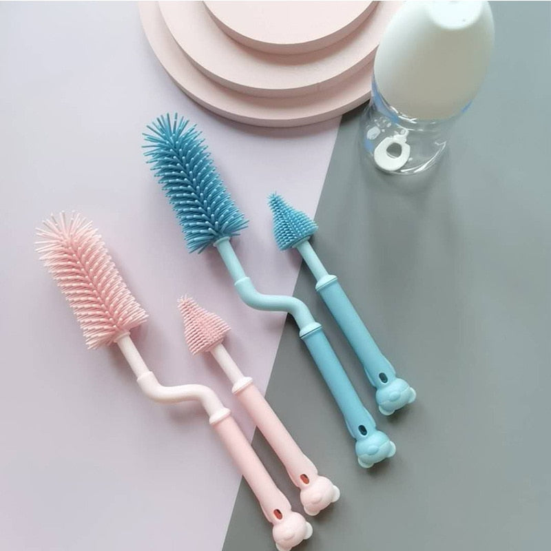 Silicone Bottle Cleaner Brushes - Baby Nurish 