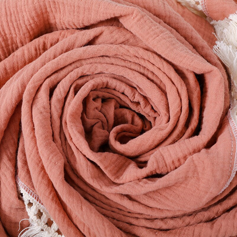 Cotton Muslin Swaddle Blanket - Baby Nurish 