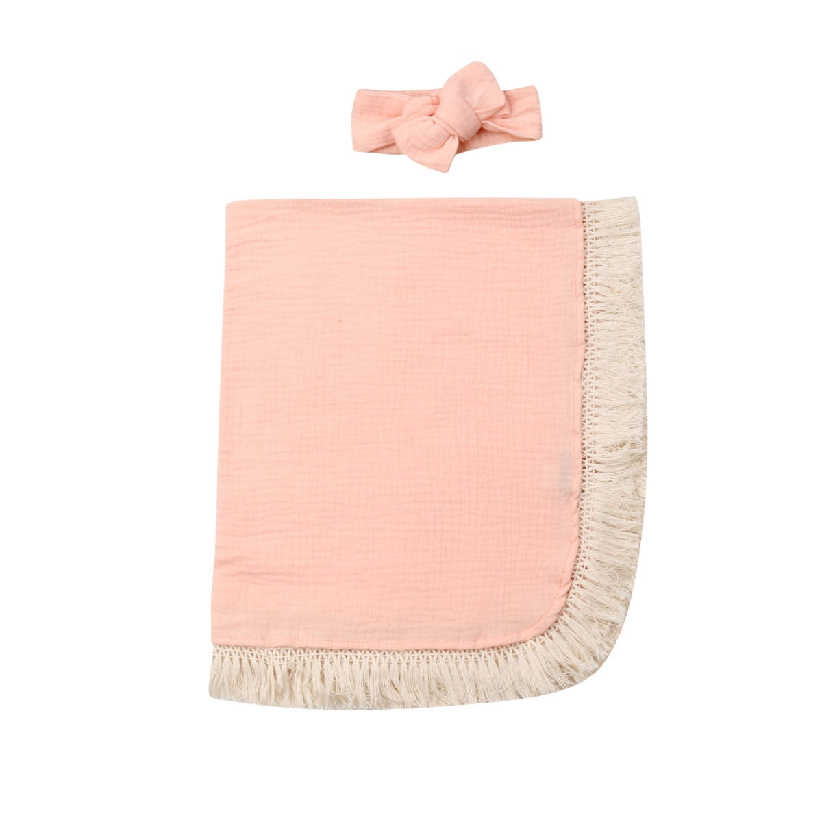 Tassel Swaddling Blanket - Baby Nurish 