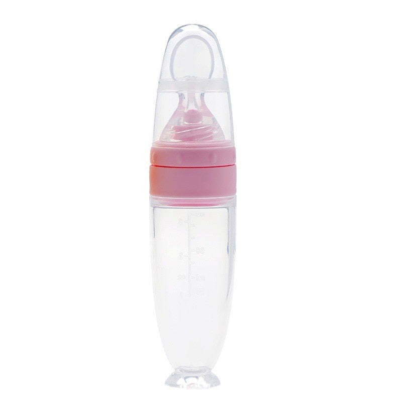 Silicone Squeeze Feeding Spoon - Baby Nurish 